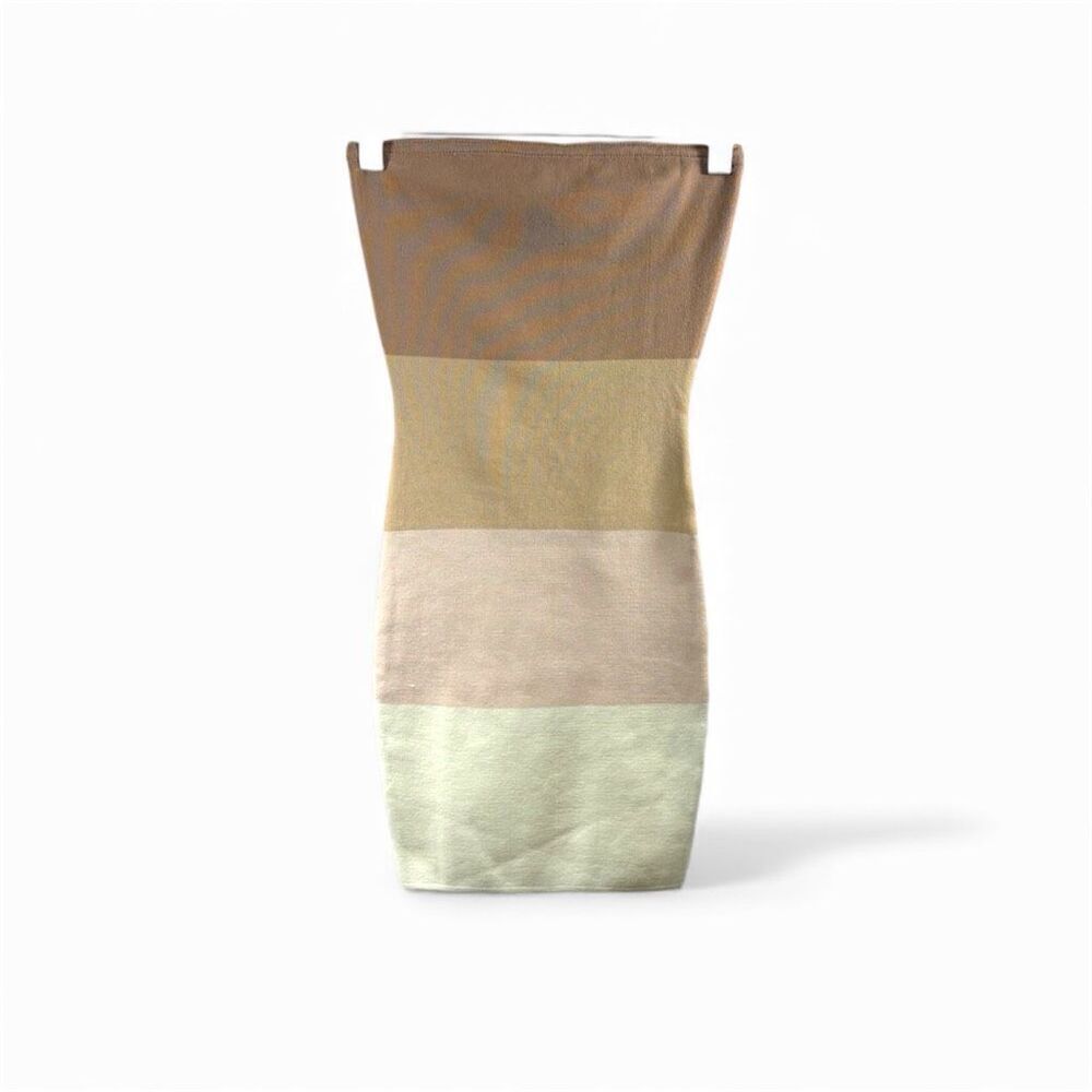 Superdown Revolve NWT Perla Ombré Mini Dress in Tan and White Size XS